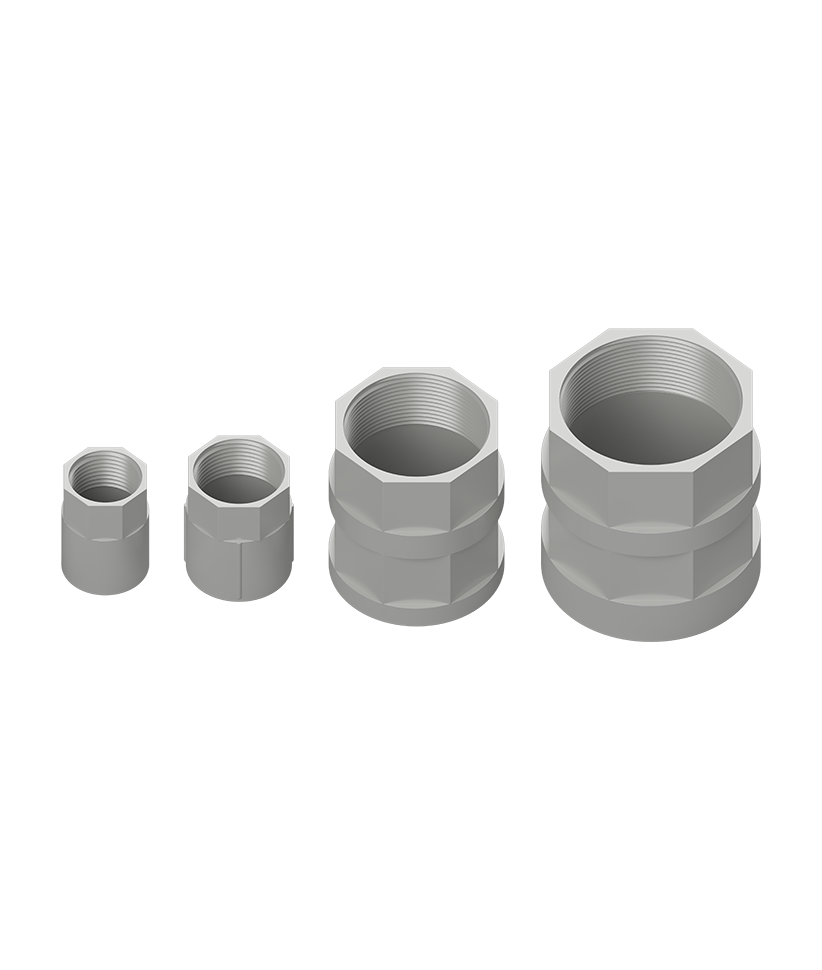 Plain-Screw Couplings (Isometric)